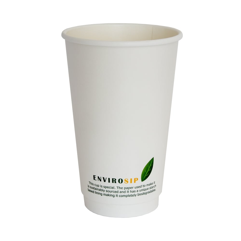16oz Biodegradable Paper Cup - Double Wall| 500pcs