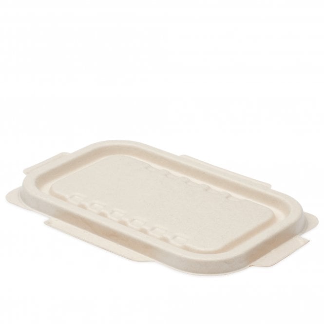 BAGASSE LID FOR 500/750/1000ML BAGASSE TRAYS (Case x 400)