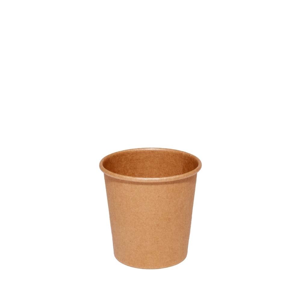4oz Brown Paper Coffee Cup| Disposable Hot Drink Cup 