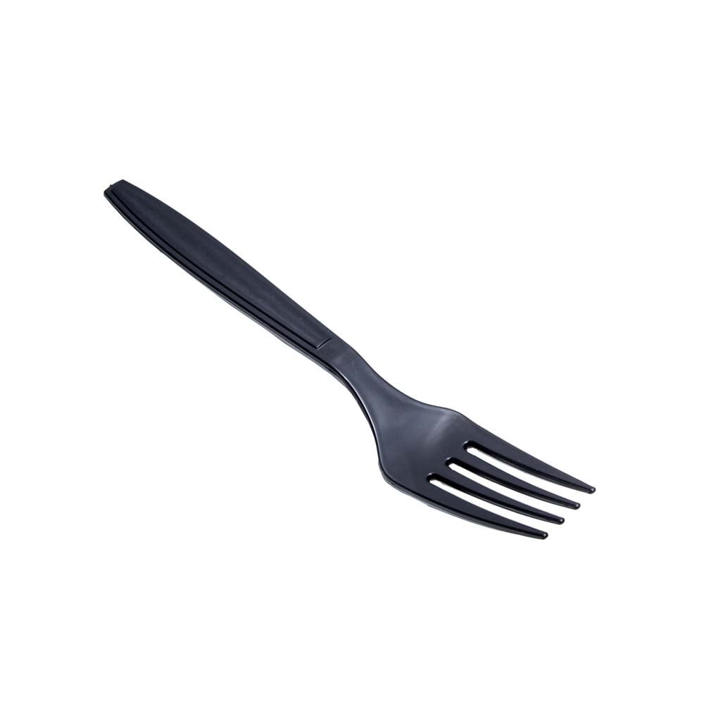 disposable-black-plastic-fork-streetfoodpackaging