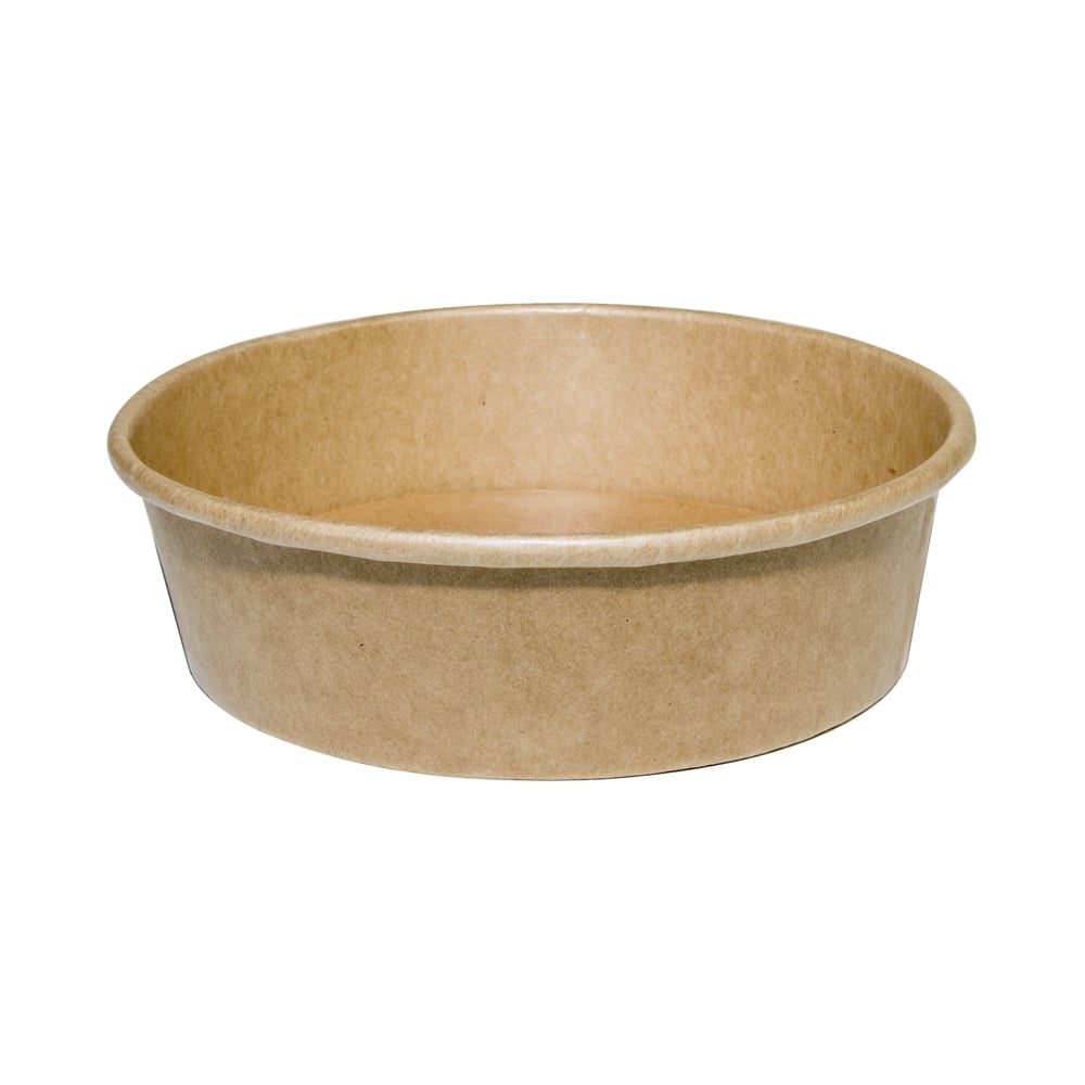 16oz brown soup container wide