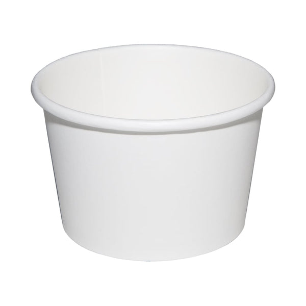 Heavy Duty Soup Containers & Lids Disposable Takeaway Ice Cream Tubs  12oz/16oz