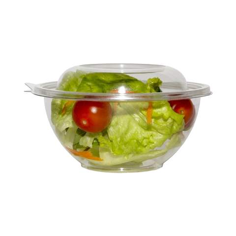 500ml Salad Container Lid | Disposable Salad Bowl lid Plastic Salad Packaging | (Case x 250)