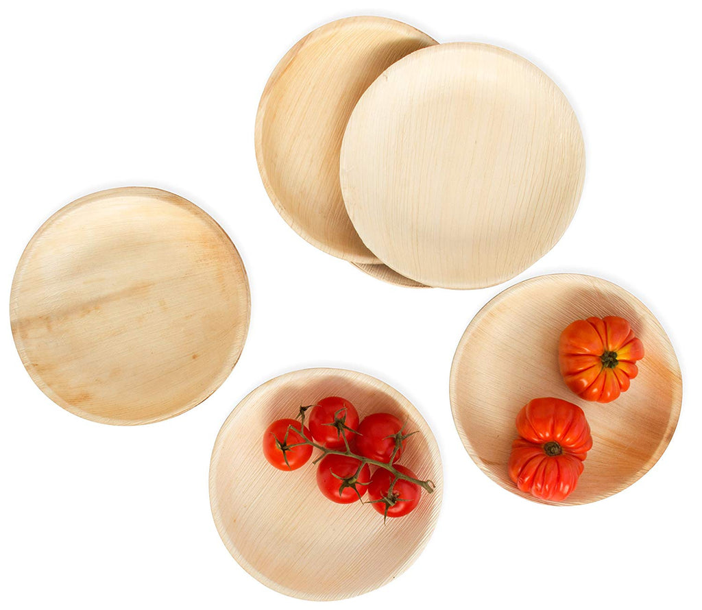 Palm Leaf Plate - 18cm Round  | Eco friendly and Biodegradable  Round Plate  7