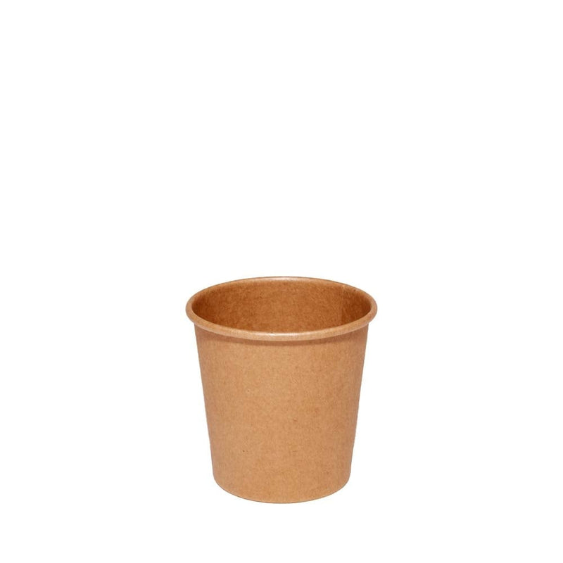 4oz Brown Paper Coffee Cup Disposable Hot Drink Cup 1000pcs